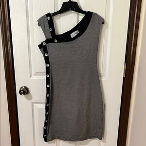 Joseph Ribkoff Asymmetrical Sleeveless Dress